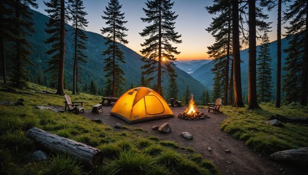 Top 5 des expériences uniques en camping nature avec sites et paysages