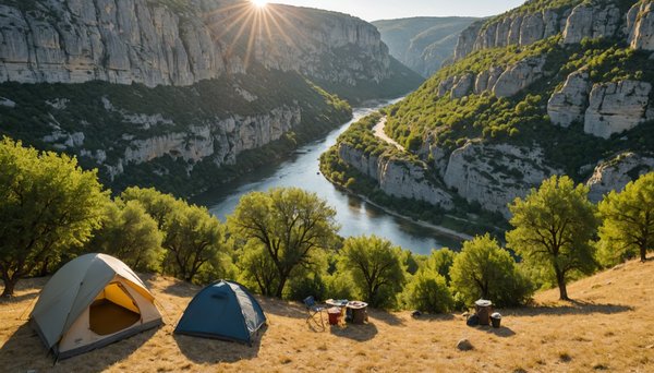 Ranc davaine et vallon pont d'arc : où camper pour explorer le secteur